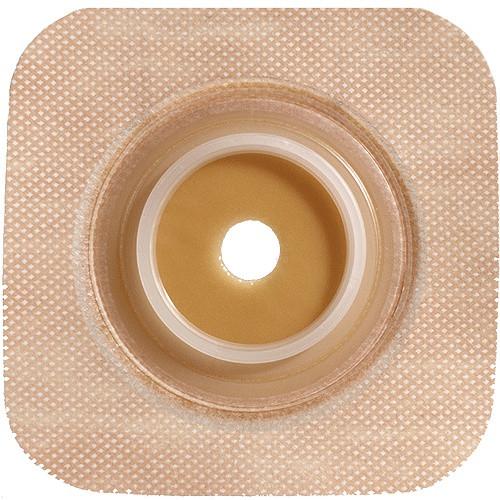 SUR-FIT® Natura® Stomahesive®Flexible Flat Skin Barrier with Cut-to-Fit Opening ( Tan Collar)