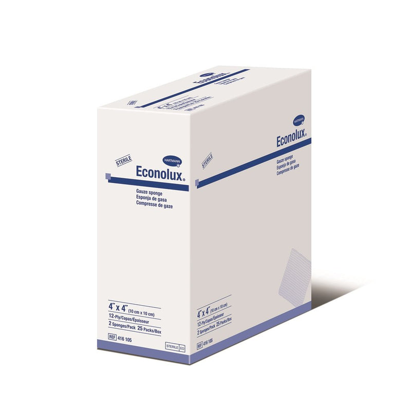 Hartmann ECONOLUX® GAUZE PAD (STERILE) 4" X 4"