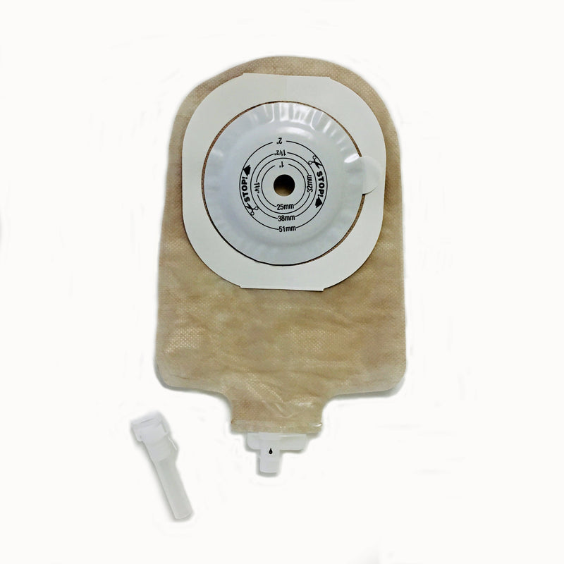 Premier One-Piece Urostomy Pouch with Flextend Convex Barrier (Transparent)