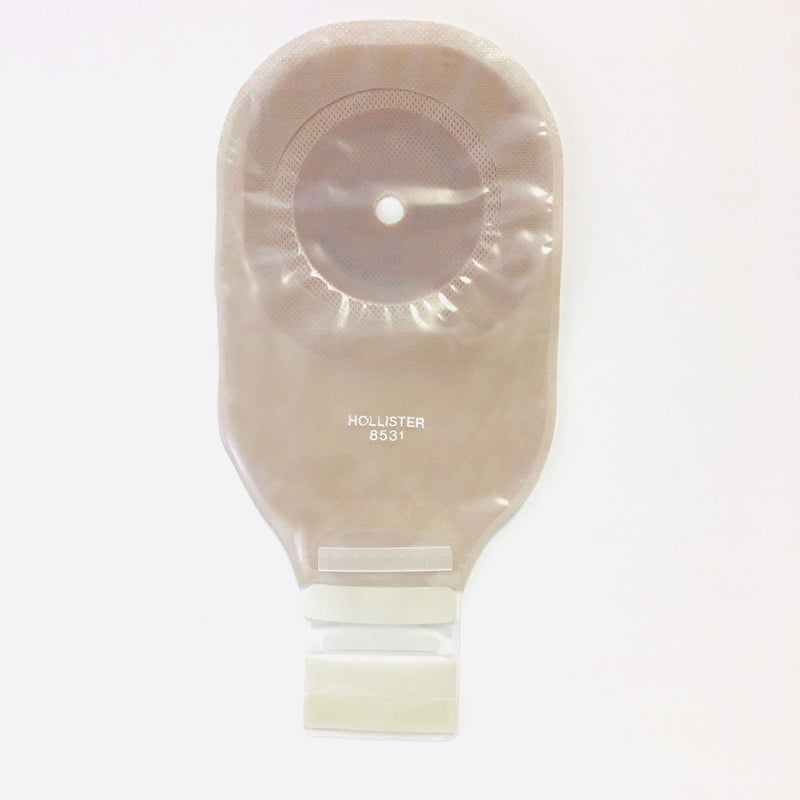 Premier One-Piece Drainable Ostomy Pouch with Flextend Flat Barrier (Ultra Clear)