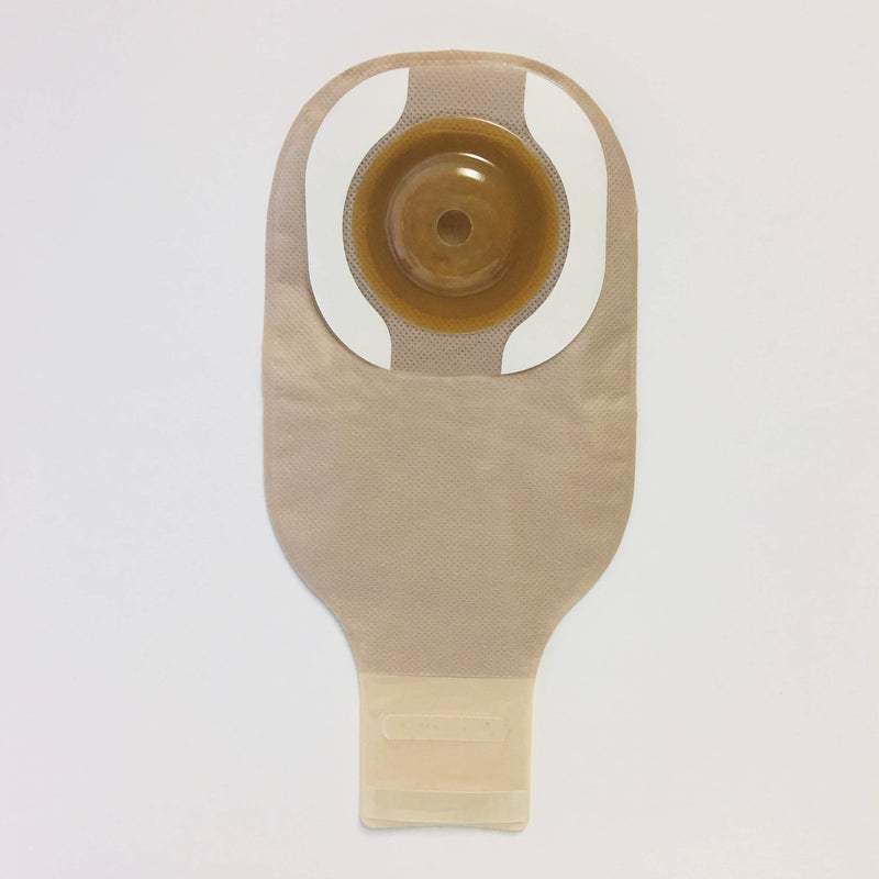 Premier One-Piece Drainable Ostomy Pouch with Flextend Soft Convex Barrier (Beige)
