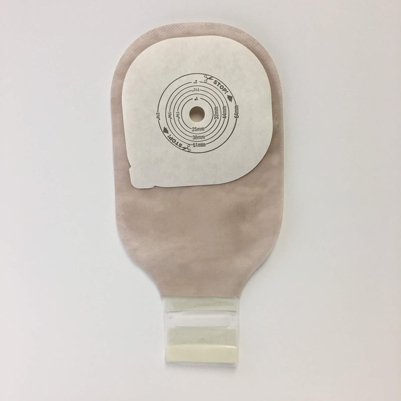 Premier One-Piece Drainable Ostomy Pouch with SoftFlex Flat Barrier (Ultra-Clear)