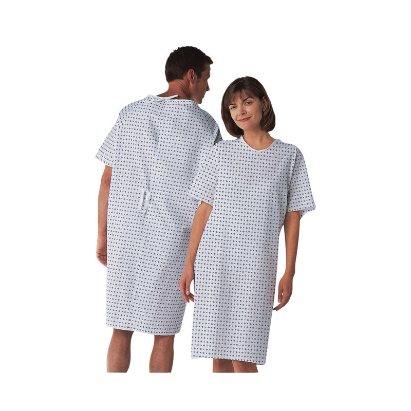 Overlap Back Tie Patient Gowns