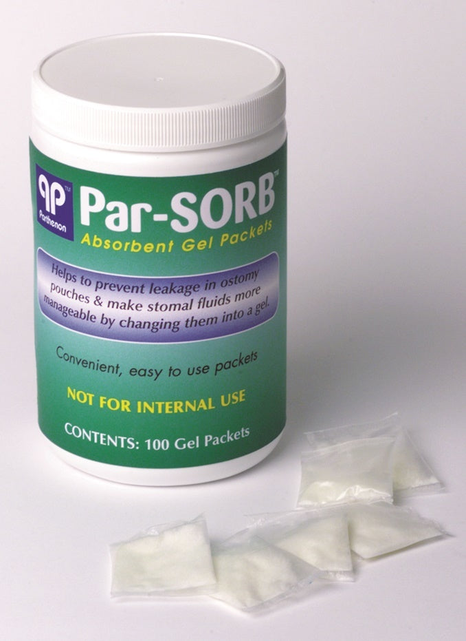 ParSORB™ Ileostomy Absorbent Gel Packets 100/jar