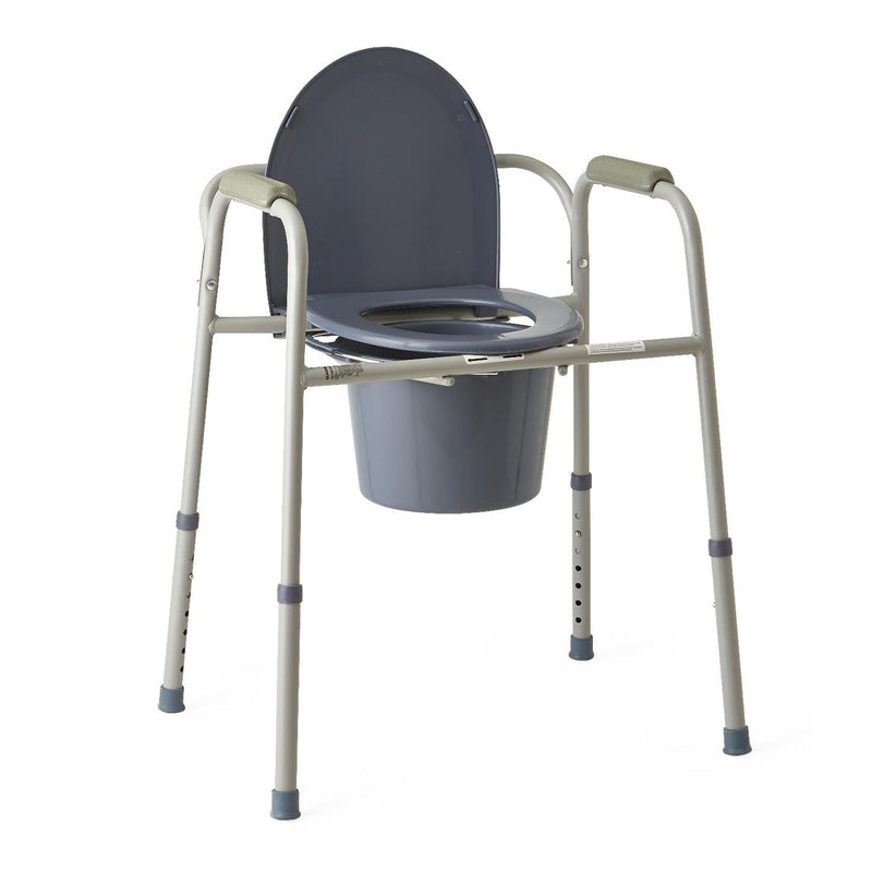 Medline Guardian Steel Bedside Commode