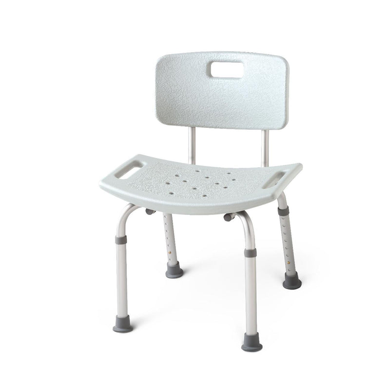 Medline Guardian Aluminum Shower Chair with Back