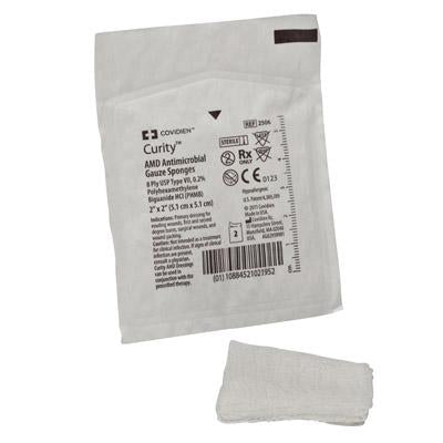 Curity™ AMD Antimicrobial Gauze Pad (Sterile) 4" X 4"