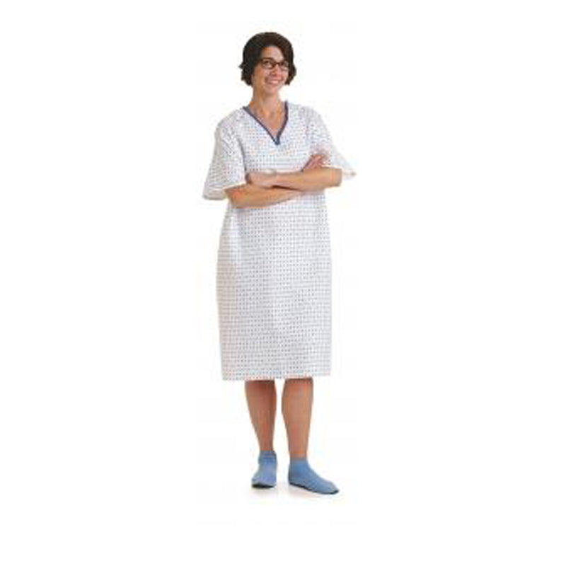 Overlap Back Closure IV Patient Gown