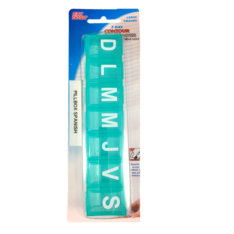 7- Day Contour Pill Box Reminder (Large) Spanish