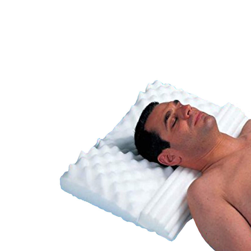 Softeze™ No Snore Pillow with White Polycotton Cover
