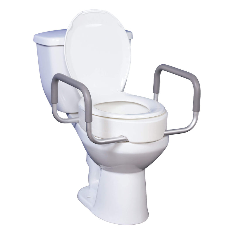 Toilet Seat Riser with Removable Arms