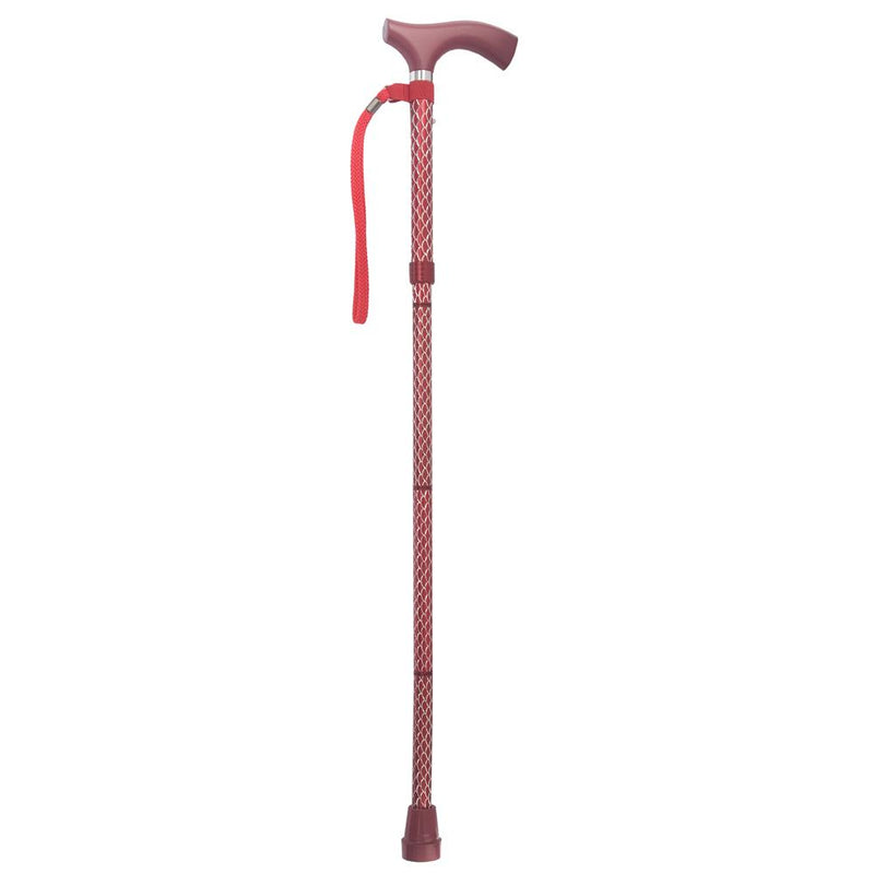 3-5 Feet Polished Folding Walking Stick, For Walking Support at Rs