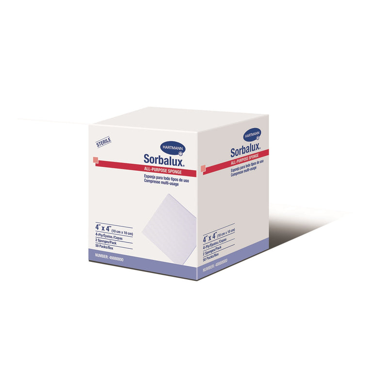 Hartmann Sorbalux® Gauze Pad (Sterile) 4" X 4"