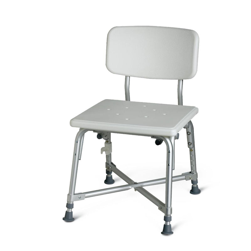 Guardian Bariatric Aluminum Shower Chair with Back