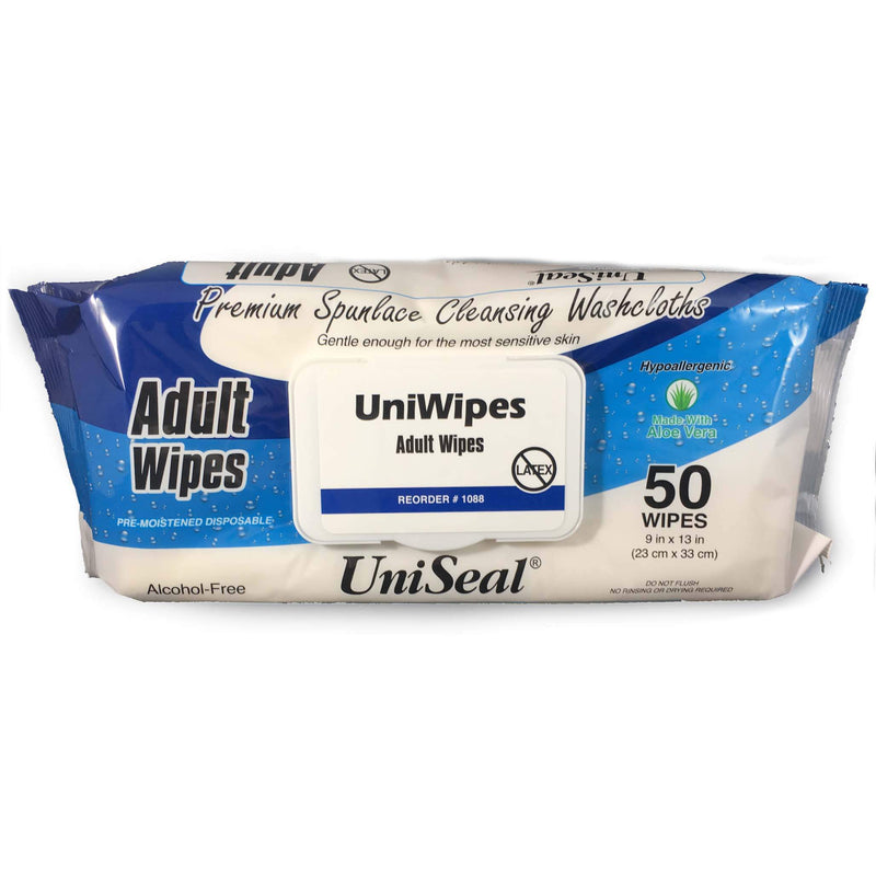 UniSeal® UniWipes: Adult Wipes